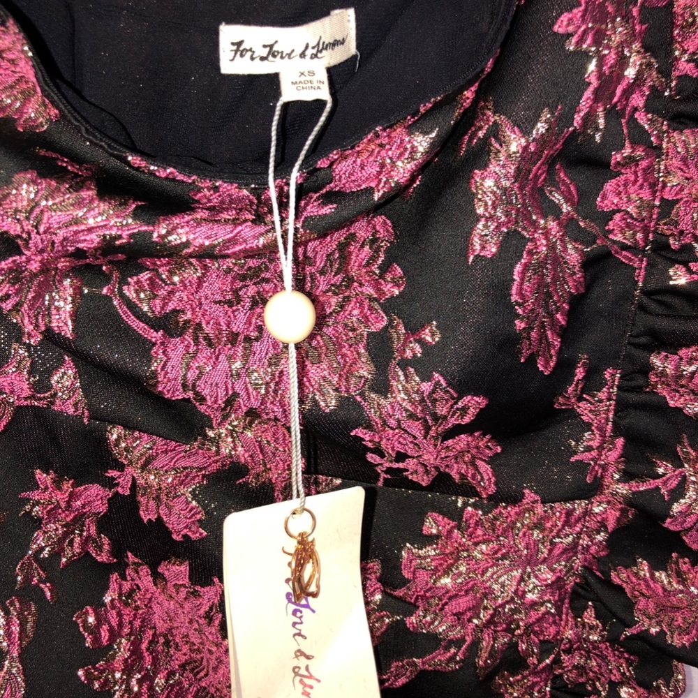 For Love & Lemons Luella Metallic Mini •SOLD• - Picture 4 of 8